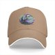 Black Baseball Cap With Fantasy Dragon Moon Cloud Night Artwork