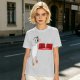 Olive T-Shirt With Metal Goose Solid Parody Graphic Print