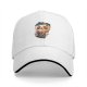 Black Baseball Cap With Melting Skull Creepy Graphic