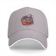 Black Baseball Cap With Halloween Pumpkin Ramen Bowl Graphic