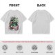 Olive T-Shirt With Whimsical Pikmin Themed Tea Party Art
