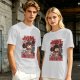 Olive T-Shirt with Cat Darth Vader 'I Like My Coffee On The Dark Side' Print