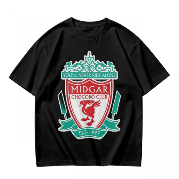 Midgar Chocobo Club You'll Never Ride Alone Graphic T-Shirt