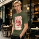 Dante's Pizza Devil Trigger Themed Graphic T-Shirt