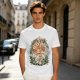 Olive T-shirt with Princess Mononoke Forest Spirit Art Print