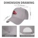Black Baseball Cap With Playful Black Cat Red Graphic Design
