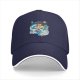 Black Baseball Cap With Spirited Away Chihiro And Haku Dragon Print