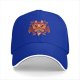 Black Baseball Cap With Autumn Dragon D20 Print For Tabletop RPG Fans