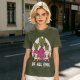 Olive Graphic T-Shirt With Evil Vegetable Characters Design
