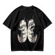 Olive T-Shirt With Two Sleepy Sky Bison Character Prints