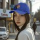 Black Baseball Cap With Screaming Pizza Slice Art Print
