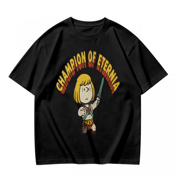 Champion of Eternia Cartoon Character Graphic T-Shirt