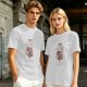 Olive Green T-Shirt With Don't Worry Cute Capybara Graphic