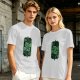 Olive Green T-Shirt With Wicked Witch Graphic Print