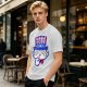 Olive T-Shirt With Patriotic Cat 'I Want You Right Meow' Print