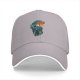 Black Baseball Cap With Fantasy Warrior Art Print