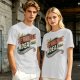 Olive T-Shirt With That's a Terrible Idea! Retro Graphic Print