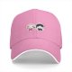 Black Baseball Cap With Cute Wednesday Addams And Enid Sinclair Chibi Art