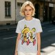 Olive T-Shirt with Cartoon Taco and Beer Graphic