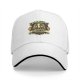 Black Baseball Cap With Silly Goose Academy Emblem Design
