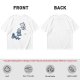 Olive T-Shirt With Rock Paper Scissors Cartoon Characters