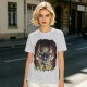 Olive T-shirt with Attack on Titan Colossal Titan Graphic Print