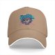Black baseball cap with 'In My Defense I Was Left Unsupervised' print