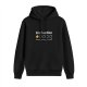 Motivation 1 Star Rating Funny Graphic Black Hoodie
