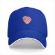 Black Baseball Cap with Cute Melting Ice Cream Cone Graphic