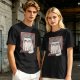 Olive T-shirt with Grumpy Cat on Retro Computer Print