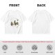 Olive Green T-Shirt With Knight Vs Rooster Fantasy Graphic Print