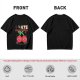 Olive Graphic T-Shirt With I HATE mood swings Cherry Print