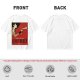 Olive t-shirt with vintage Dimitrescu red wine graphic print