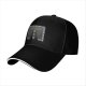 Black baseball cap with Zelda 'It's dangerous to go alone' pixel art design