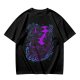Olive Green T-Shirt With Neon Purple Avatar The Last Airbender Art Print