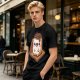 Olive T-Shirt With Cute Smores Character Graphic Print