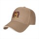 Black Baseball Cap With Mushroom Cloud Explosion Graphic Print