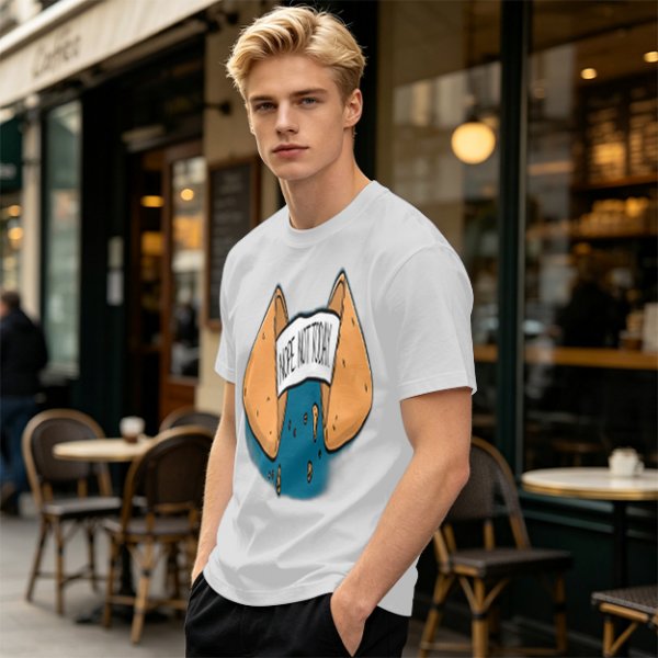 Olive T-Shirt With Funny Fortune Cookie 'Nope Not Today' Print