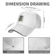 Black Baseball Cap With 'Death By Coffee' Skeleton Graphic
