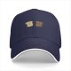 Black Baseball Cap With Cute Bread Slice Friends Graphic