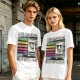 Raised by Television Corrupted by Memes Retro Graphic T-Shirt
