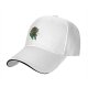 Black Baseball Cap With Fantasy Warrior Silhouette Art Print