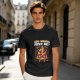 Olive t-shirt with angry boxing pizza slice graphic and 'You Wanna Pizza Me?' text