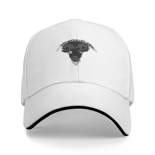 Amateur Taxidermy Club Goat Head Graphic Baseball Cap