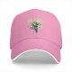 Black baseball cap with water-themed character graphic and Japanese text
