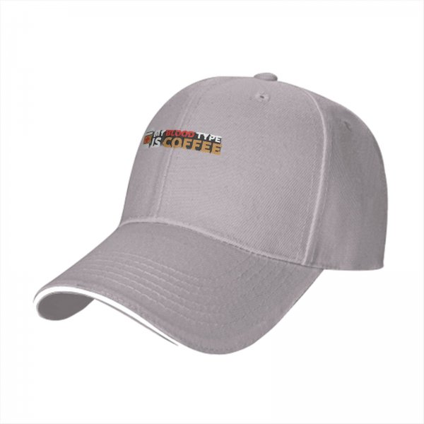 My Blood Type Is Coffee Black Baseball Cap