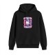 Black hoodie with Unicorn Hunter graphic print