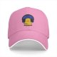 Black Baseball Cap With Cute Yellow Duck Wearing Headphones Graphic