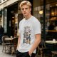 Olive T-Shirt With Cat Loaf Breeds Graphic Print