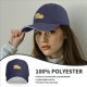 Black Baseball Cap With Cute Bread And Butter Cartoon Print
